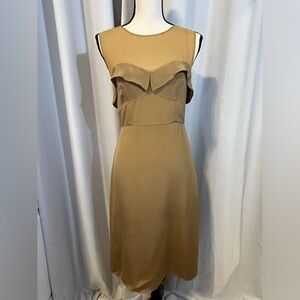 3.1 Phillip Lim Strapless Camel Dress